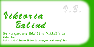 viktoria balind business card